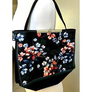 Nanette Lepore Floral Purse/ Shoulder Bag Whimsy Fairy Leather Boho Wedding NWOT